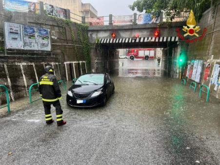 Emergenza maltempo - Sottopassi allagati