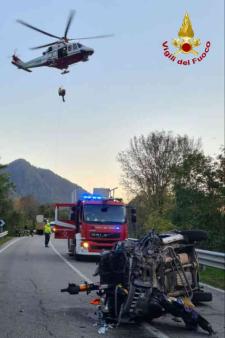 Incidente stradale sulla SP 299 a Varallo