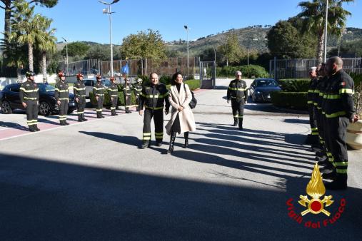 Visita del nuovo prefetto di Caserta Dott.ssa Lucia Volpe presso il Comando provinciale
