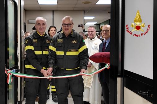Inaugurazione della nuova sala operativa del Comando VF di Napoli