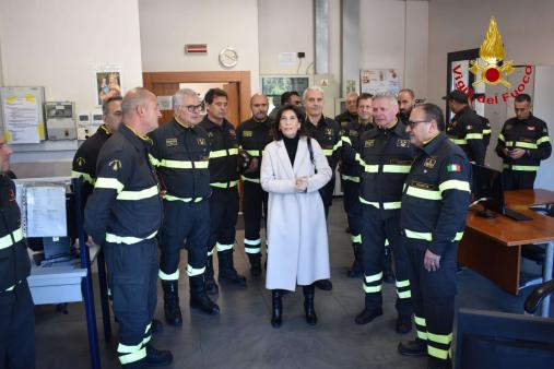 Visita del nuovo prefetto di Caserta Dott.ssa Lucia Volpe presso il Comando provinciale