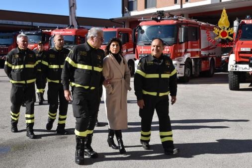 Visita del nuovo prefetto di Caserta Dott.ssa Lucia Volpe presso il Comando provinciale