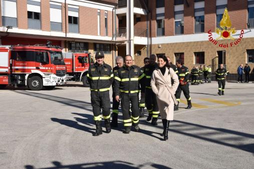 Visita del nuovo prefetto di Caserta Dott.ssa Lucia Volpe presso il Comando provinciale