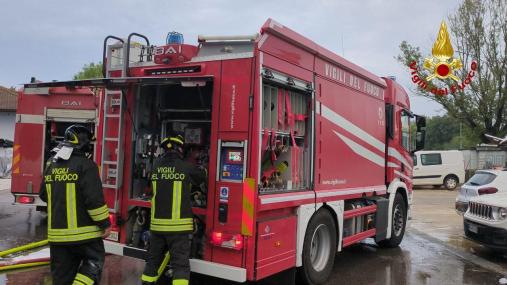 Incendio Autodemolitore Meldola