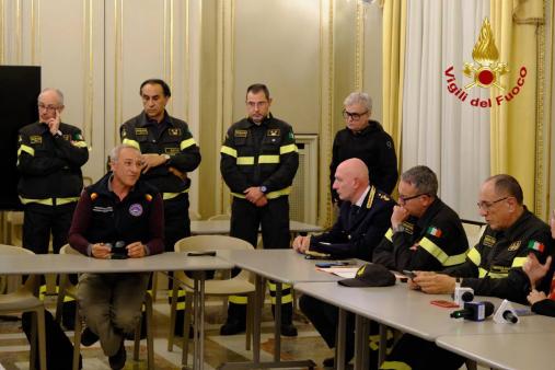 Incontro in Prefettura di Catania con i vertici regionali e provinciali dei Vigili del Fuoco