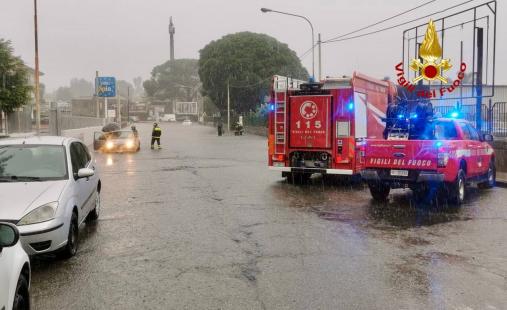 Emergenza per alluvione nella provincia di Catania
