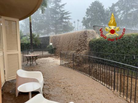 Emergenza per alluvione nella provincia di Catania