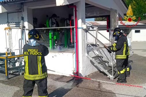 Esercitazione in un' azienda di stoccaggio di G.P.L.