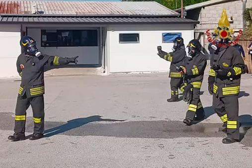 Esercitazione in un' azienda di stoccaggio di G.P.L.