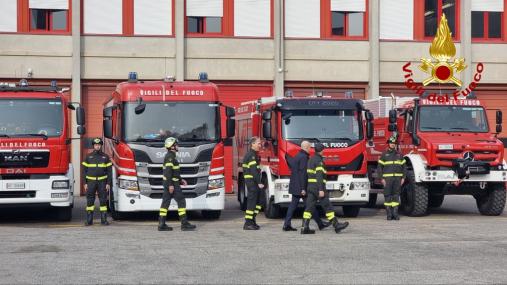 un momento della visita