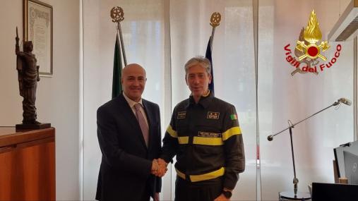 un momento della visita