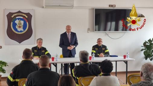 un momento della visita