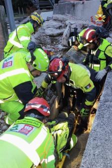 re-training del team interregionale USAR Medium (Urban Search and Rescue medium) delle regioni Abruzzo, Marche e Umbria