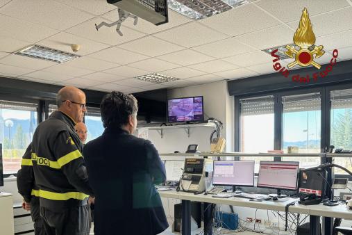 Visita del Prefetto al Comando VF Isernia