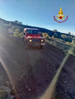 Soccorsa un'escursionista ad Etna nord