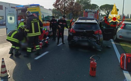 Incidente stradale sulla SP16