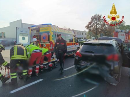 Incidente stradale sulla SP16