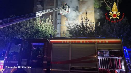 Incendio in un appartamento, tre donne salvate