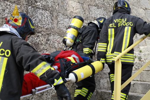 Ragusa, esercitazione presso il Centro Olio EniMed