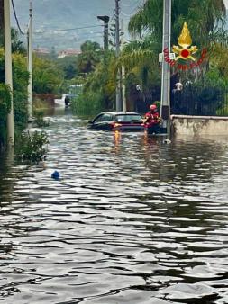 Interventi per il maltempo sulla costa Ionica in provincia di Catania