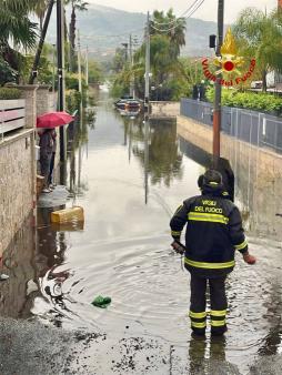 Interventi per il maltempo sulla costa Ionica in provincia di Catania