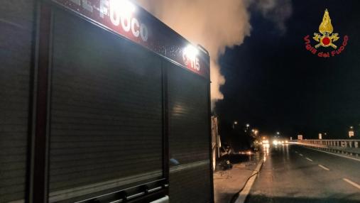 Incendio Autocarro