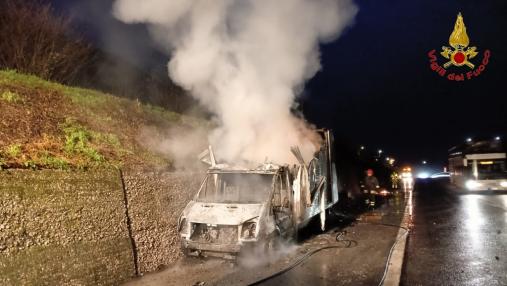 Incendio Autocarro