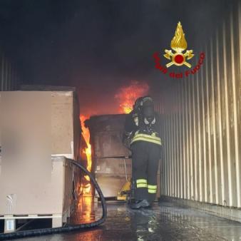 Incendio autoarticolato