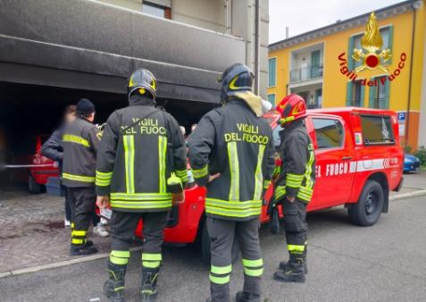 Cervignano del Friuli incendio nella notte