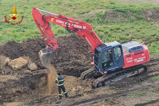 macchine di movimento terra in azione