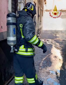 Incendio abitazione a Catania