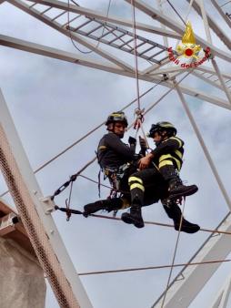 Addestramento SAF su ruota panoramica a Catania