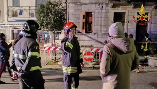 Deflagrazione in una abitazione a Teora