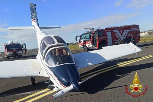 Incidente aeromobile aeroporto Catania