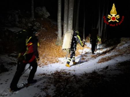 Lusevera - Ricerca e soccorso escursaionista