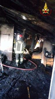 Incendio mansarda