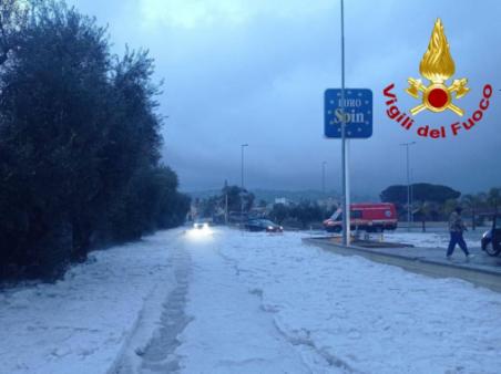 Interventi per il maltempo a Catania