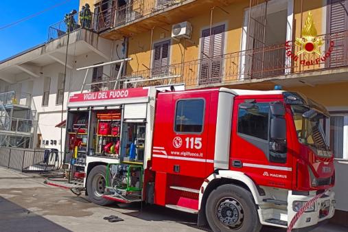 Incendio abitazione