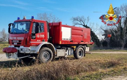 Incendio sterpaglie