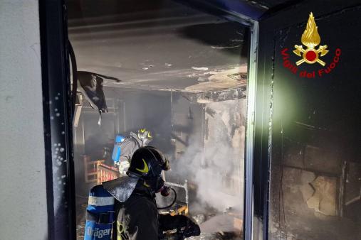 Incendio attività ricreativa