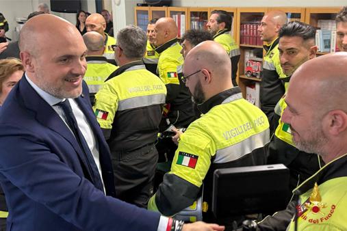 Riconoscimento vvf Bari