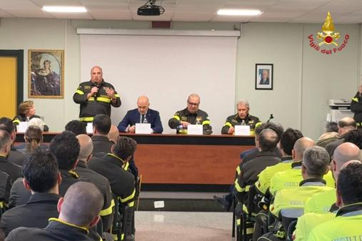 Riconoscimento vvf Bari