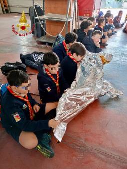 Incontro VVF con gruppo Scout Paternò