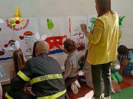 visita di bambini e adolescenti speciali al Comando VVF di Catania