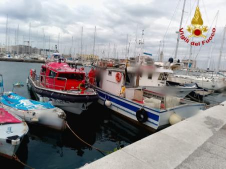 Svuotamento peschereccio