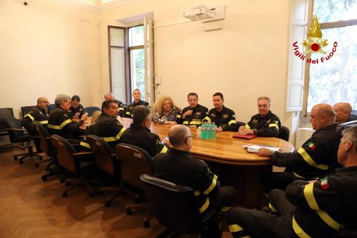 L'incontro con i comandanti