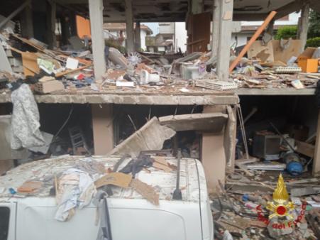 Esplosione palazzina - Comune di Bagnatica