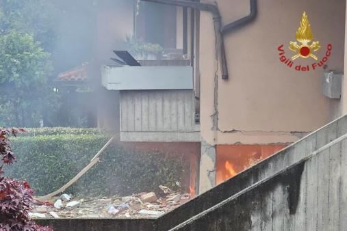 Esplosione palazzina - Comune di Bagnatica