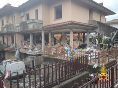 Esplosione palazzina - Comune di Bagnatica