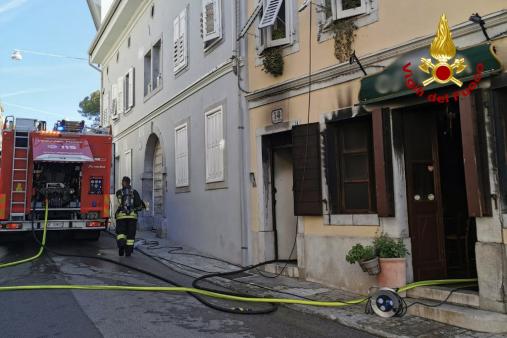Incendio osteria